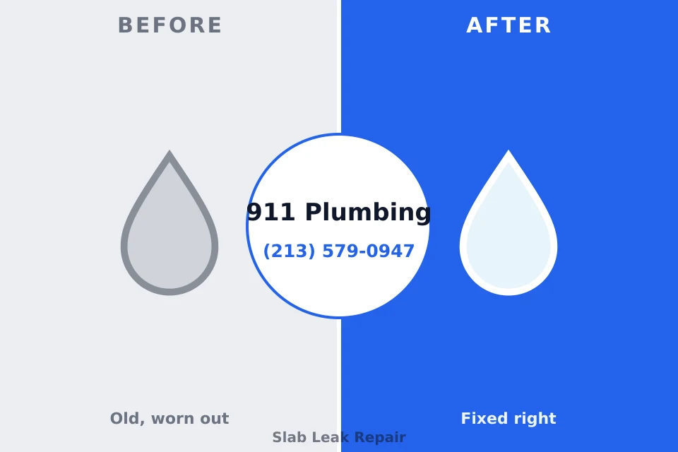 Before and after: plumbing repair St. Marys, WV
